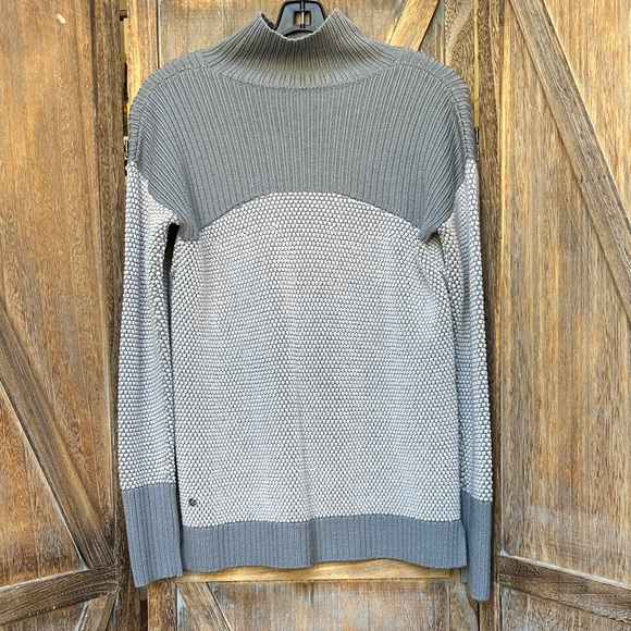 Lululemon Warm & Restore Wool Sweater in Magnet Grey Starlight Size 6 - Picture 4 of 15